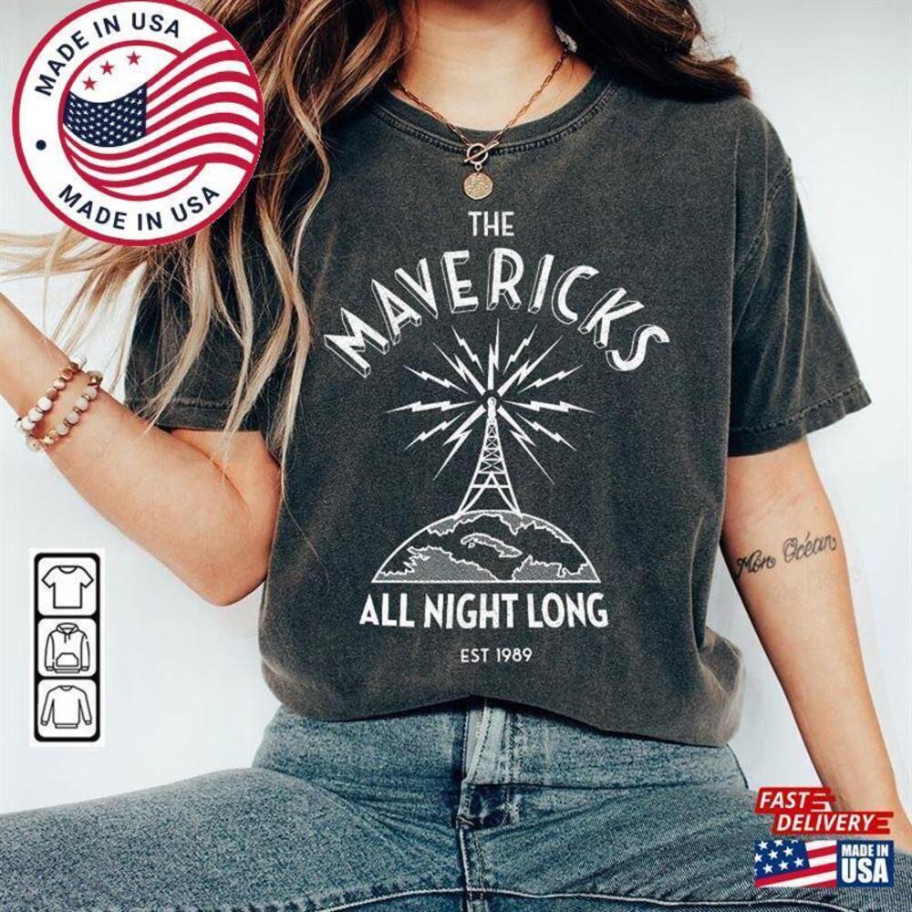 The Mavericks Music Band Shirt All Night Long In Concert Tour  Unisex